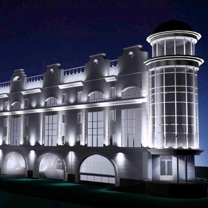 архитектурная подсветка и освещение фасадов зданий