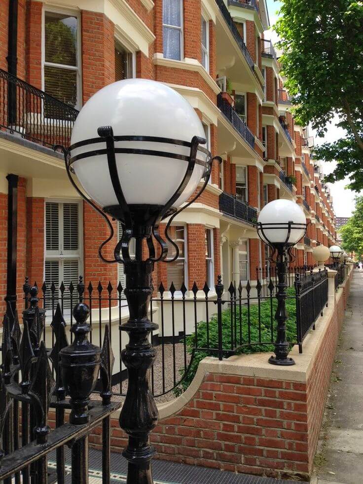 монтаж наружного уличного освещения